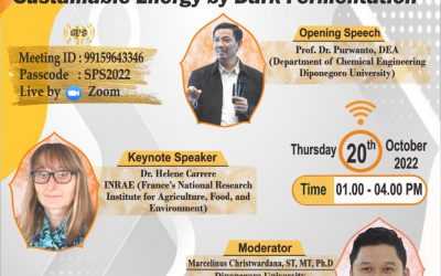 VISITING LECTURER “Hydrogen Production as Sustainable Energy by Dark Fermentation”