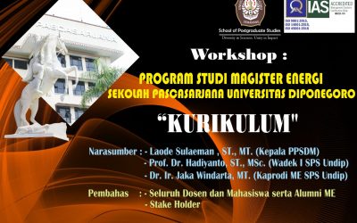 Workshop Program Studi Magister Energi